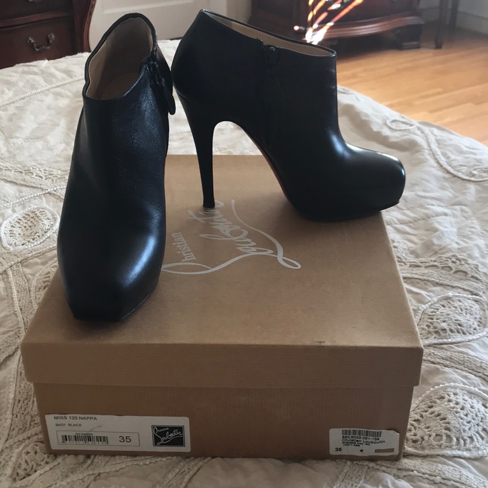 Christian Louboutin Miss 120 Nappa ankle boot 35 5